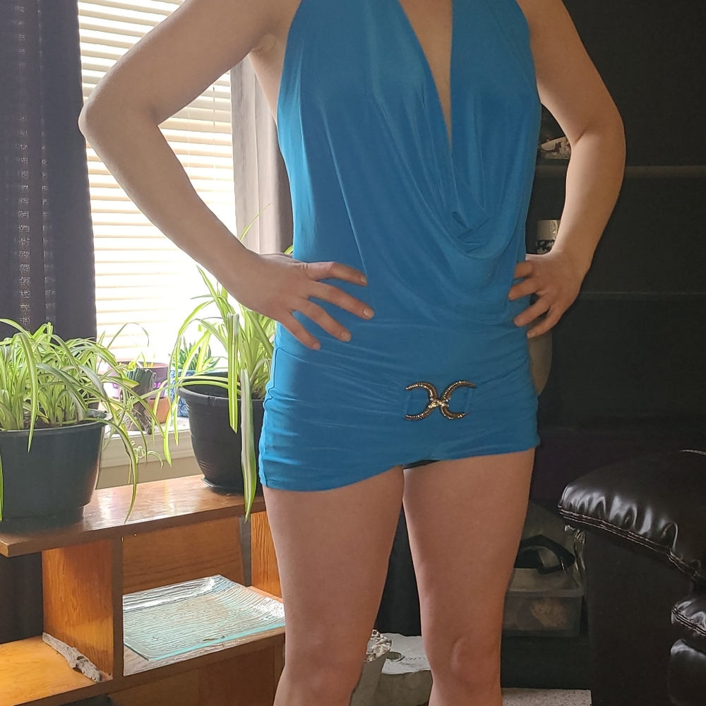 27.) Sexy Blue Romper